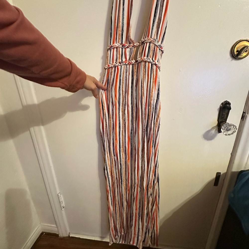 Striped Multicolor Maxi Dress